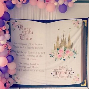 princess party backdrop