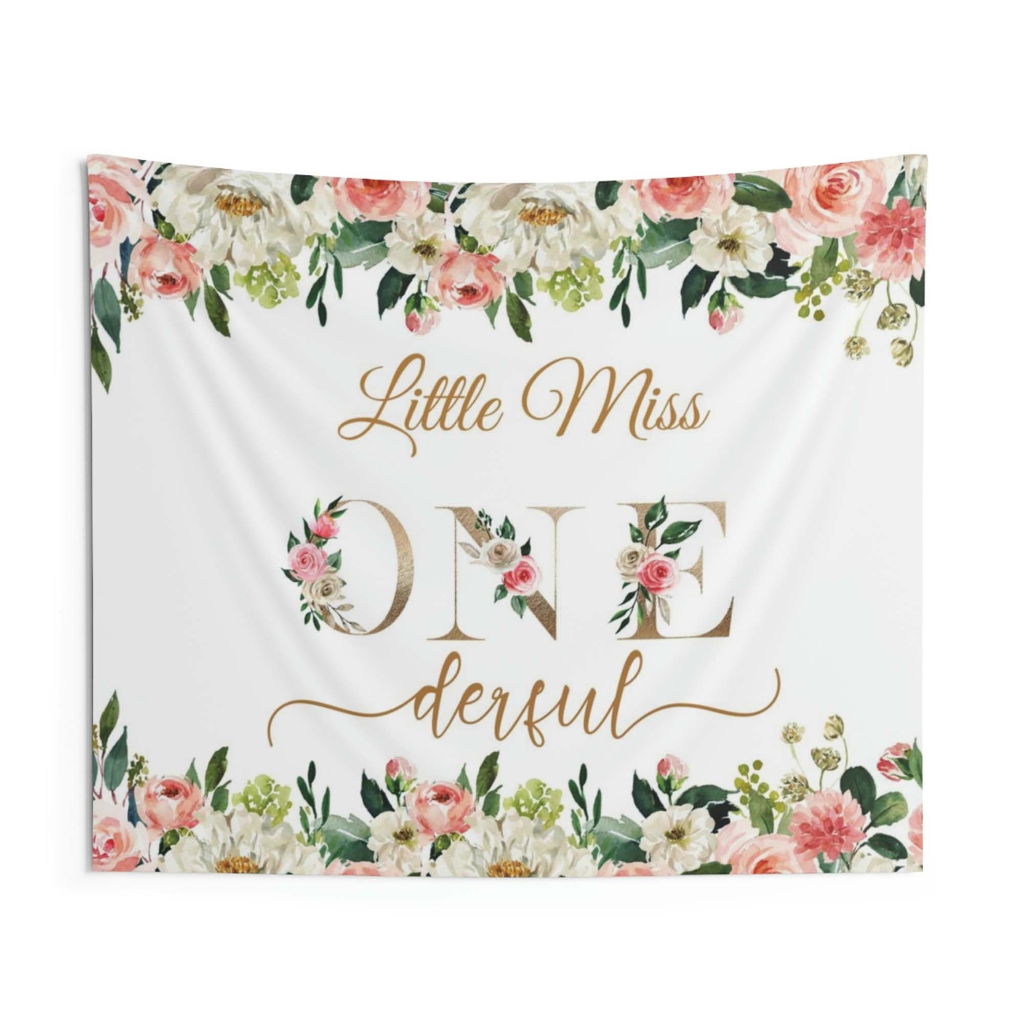 Isnt She Onederful Custom 1st Birthday Backdrop