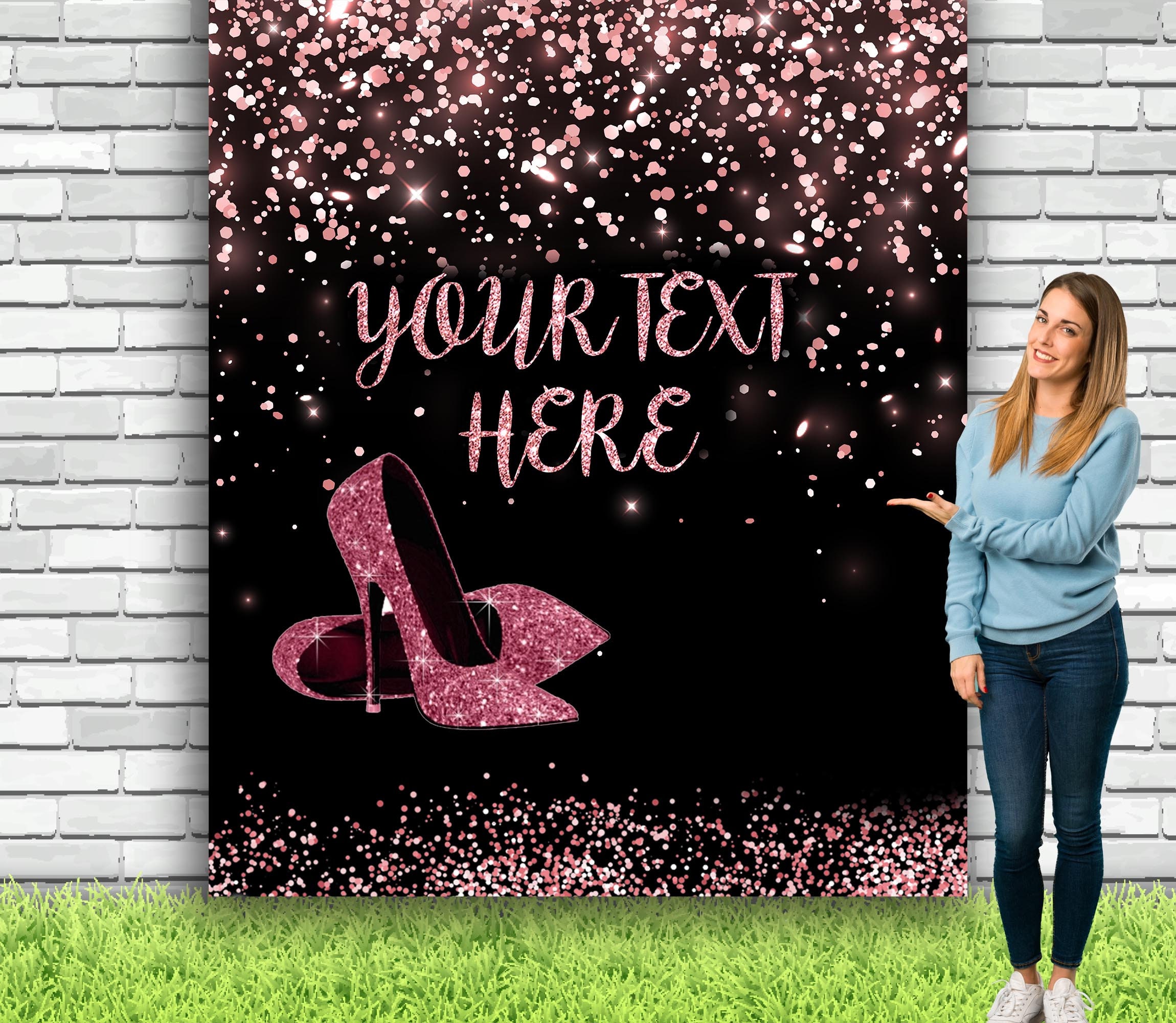 Rock and Roll Backdrop Banner Etsy