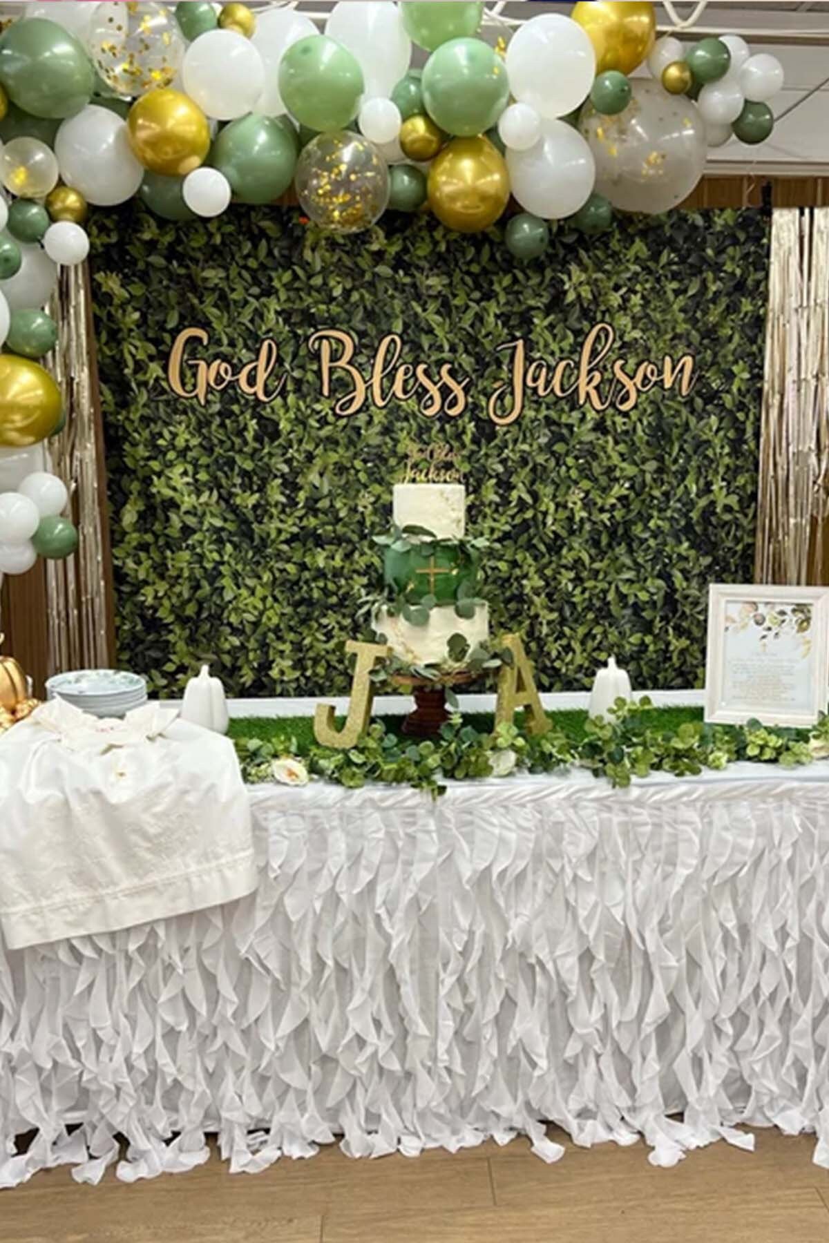 Fotografie-Hintergrund 'Frühlingssafari' – 178x152 Cm, Vinyl, Mit Gras- Und Blattmotiv Für Baby-Shower & Partys