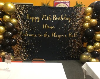 15x10ft Vinyl 70th Birthday Photography Backdrop 70th Anniversary Poster Decorations 1949 Sign 70th Birthday Black Gold Backdrop Party Decoration Important Events Commemoration Photo Prop 15x10ft Vinyl 70th Birthday Photography Backdrop 70th Anniversary Poster Decorations 1949 Sign 70th Birthday Black Gold Backdrop Party Decoration Important Events Commemoration Photo Prop
