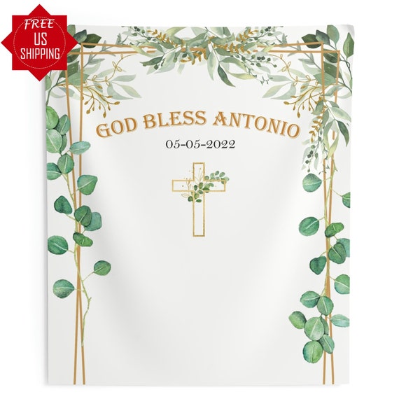 Avezano Greenery - Sfondo Per Battesimo, Sfondo Verde E Oro, Per - 9