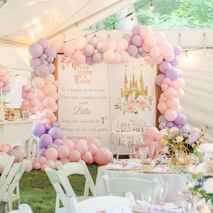 Girl First Birthday Sign Once Upon a Time Ladies 50th 5th 10th Decor