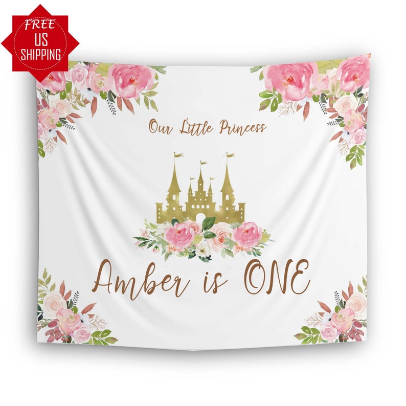 Magical Day Princess Castle Party Banner