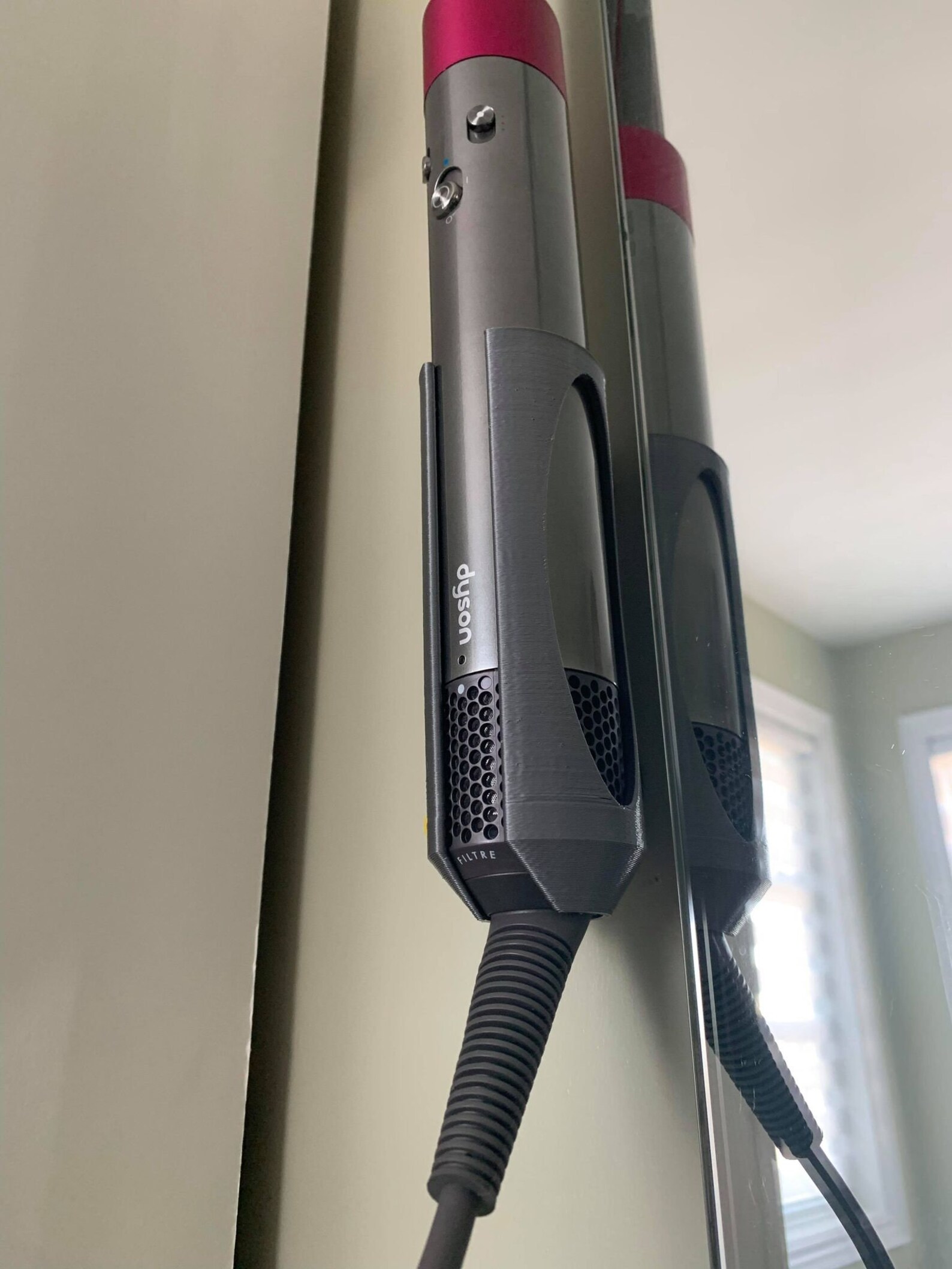 Dyson Airwrap Styler Wall Mount Vertical Storage Minimalist Etsy