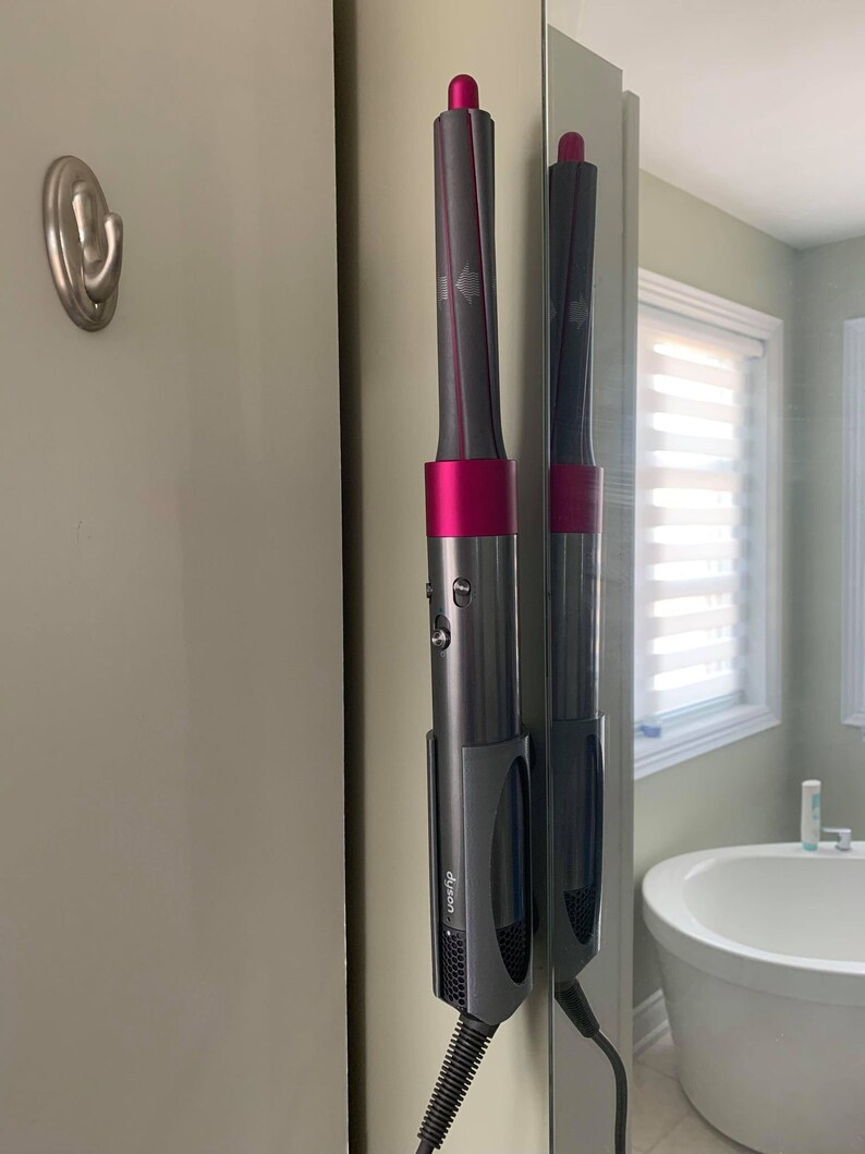 Dyson Airwrap Styler Wall Mount Vertical Storage Minimalist Etsy