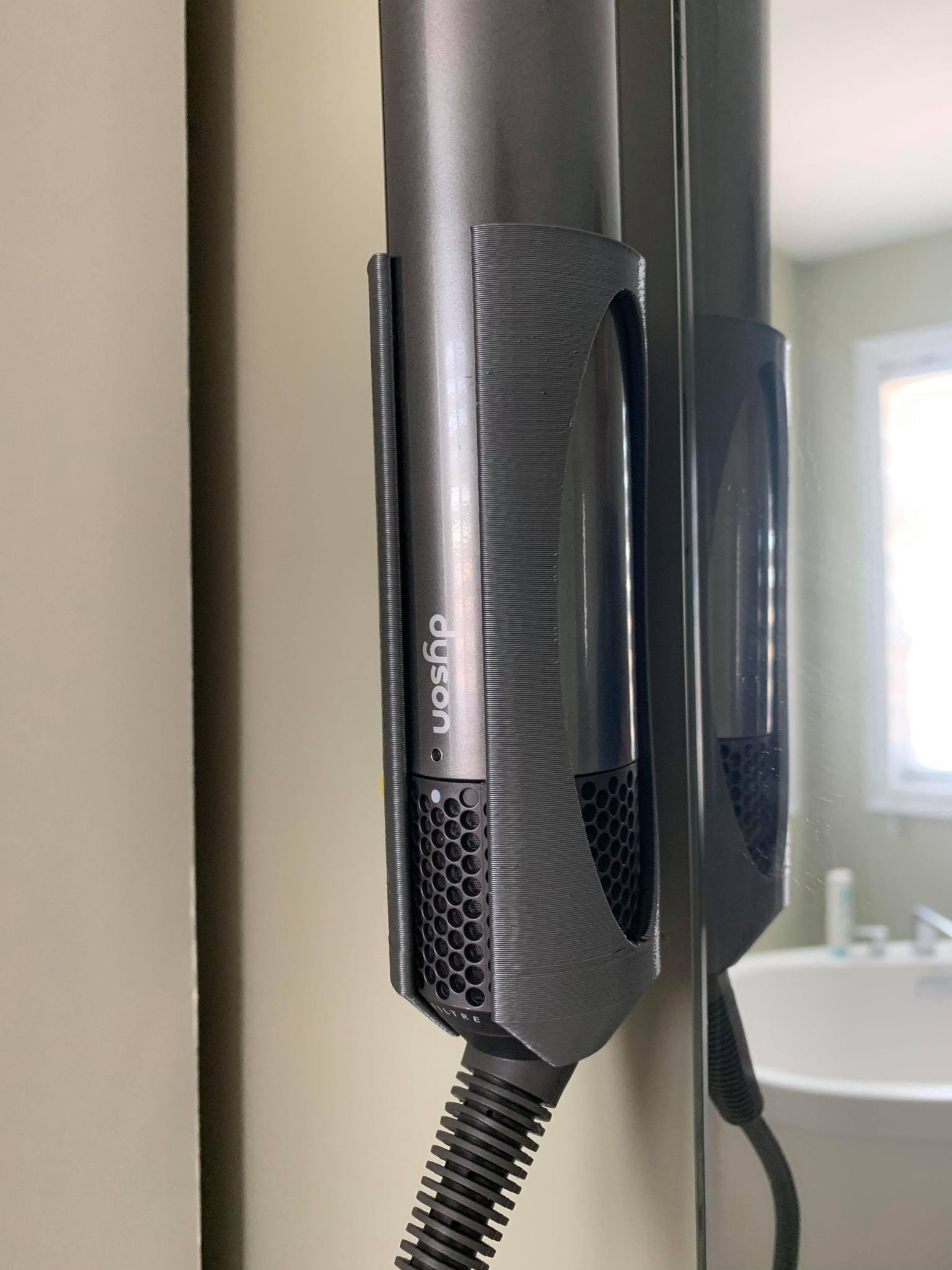 wall mount dyson airwrap