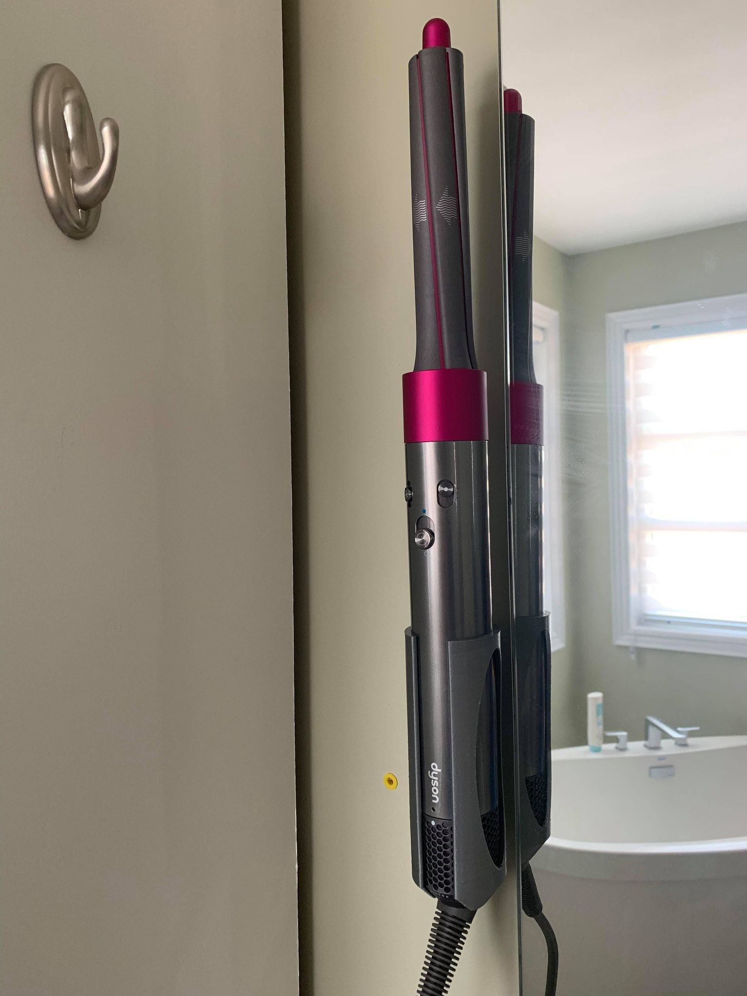 wall mount dyson airwrap
