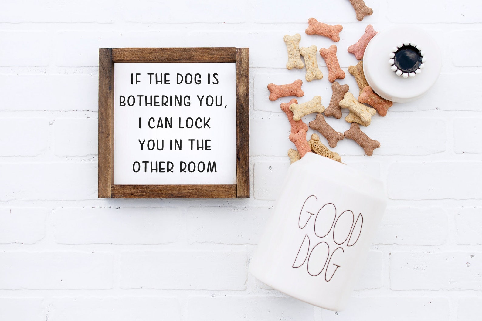 If the Dog is Bothering You Framed Sign Funny Sign Pets Etsy
