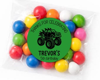 Custom Birthday Party Favor Labels - Set of 10