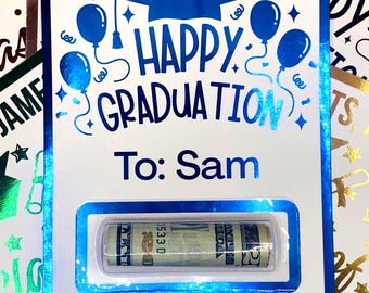 Personalized Graduation Money Holder Card