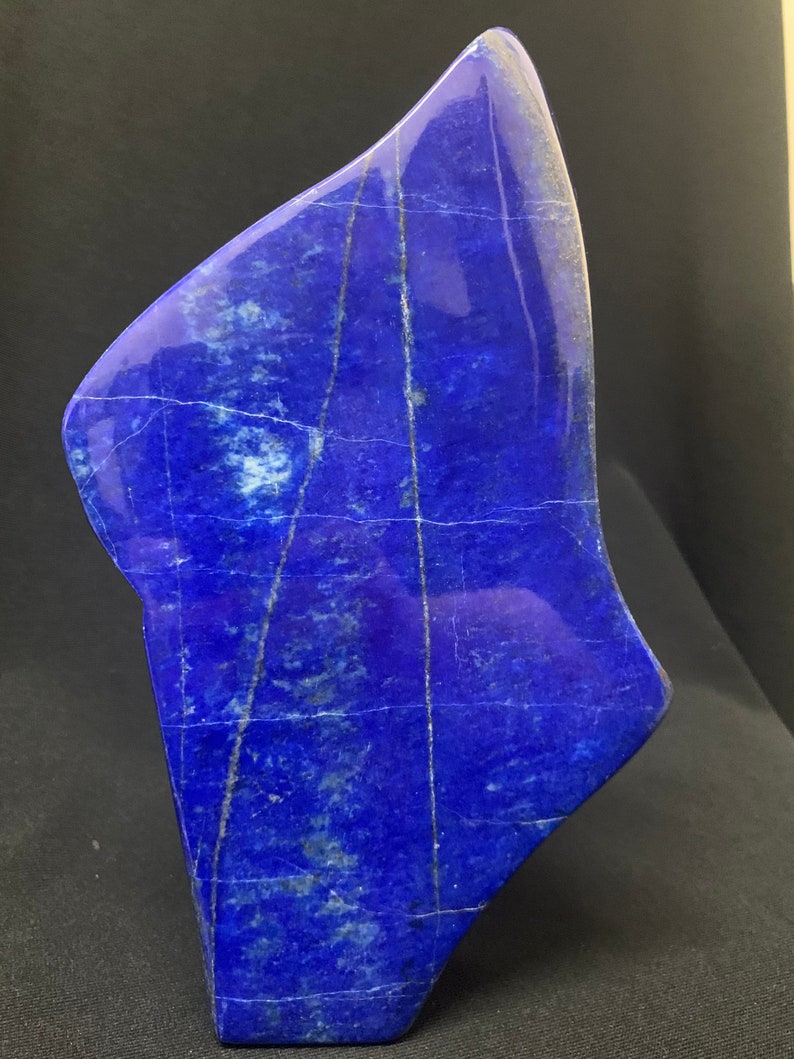 Royal Blue Colour Lapis Lazuli Reiki Energy Gemstone Crystal Healing Mineral L4