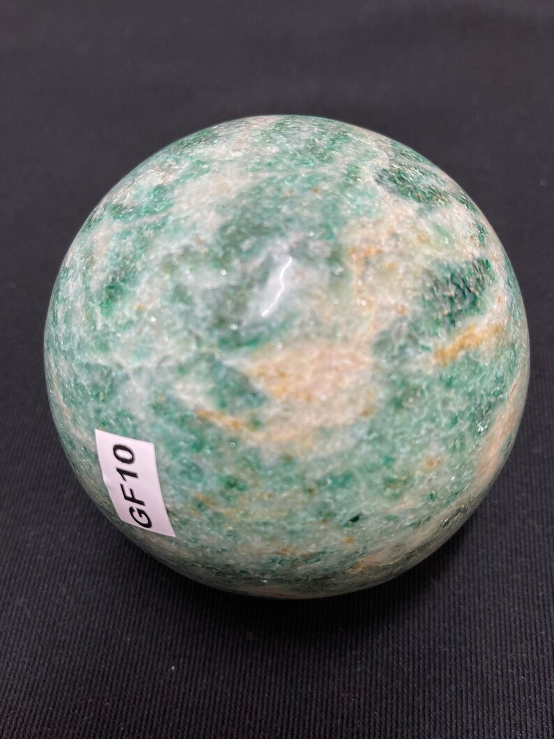 Green Fuchsite Ball/Sphere Healing Reiki Mineral Energy Crystal From Pakistan Baluchistan shops gf10