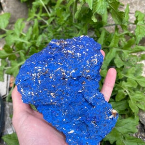 Raw Azurite Specimen from Morocco | Vibrant Blue Mineral | Perfect collector’s Item