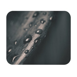 Succulent mousepad, succulent office art, dark gaming mousepad, Gothic mousepad, emo mouse pad, Gothic art, black home decor, home office