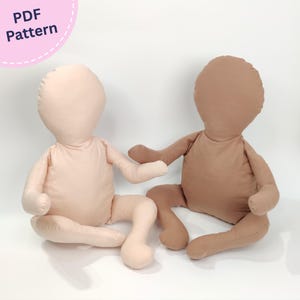 Mönster för sömnad av docka, babykropp, PDF, sömnadsmönster, nyfödd, butik, dekoration, skyltdocka, baby