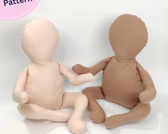 Doll Baby Pattern Sewing PDF Baby Body Sewing Pattern Newborn Store Decor Mannequin Baby