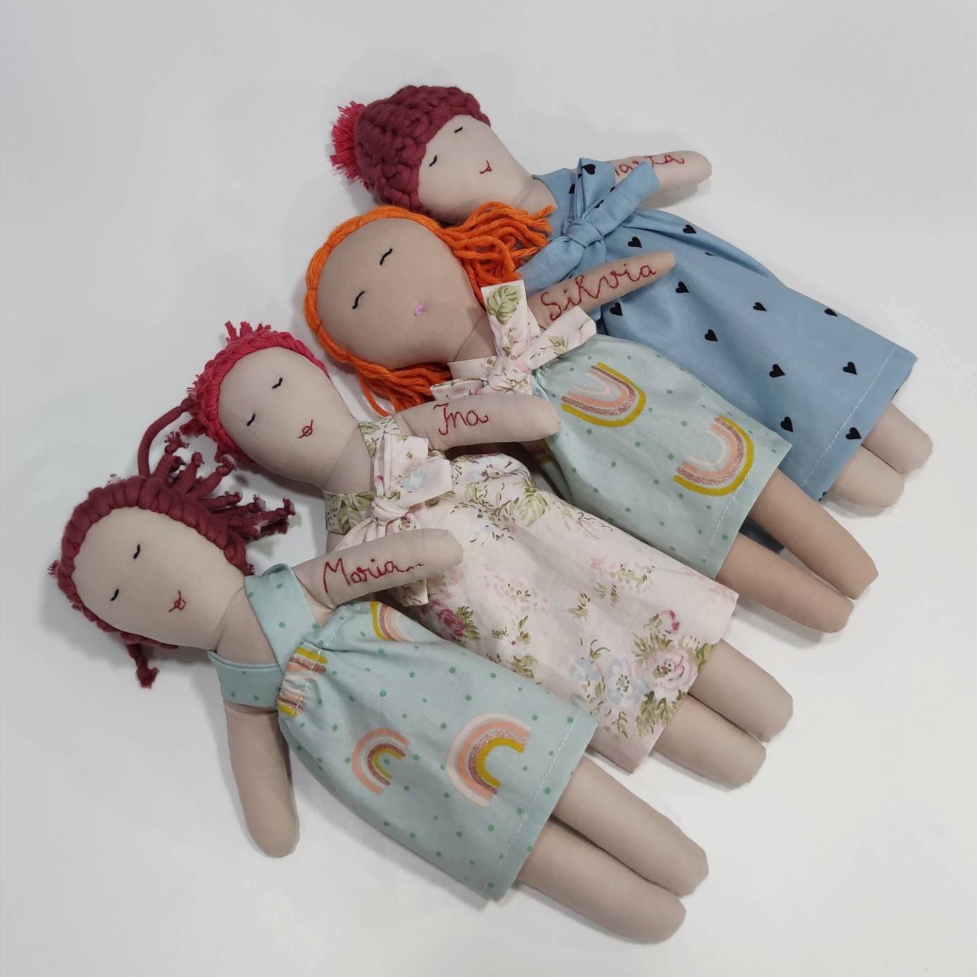 5 blank doll body 8inches 20cm rag doll body doll base - Shop Ruzanna Dolls  Knitting, Embroidery, Felted Wool & Sewing - Pinkoi