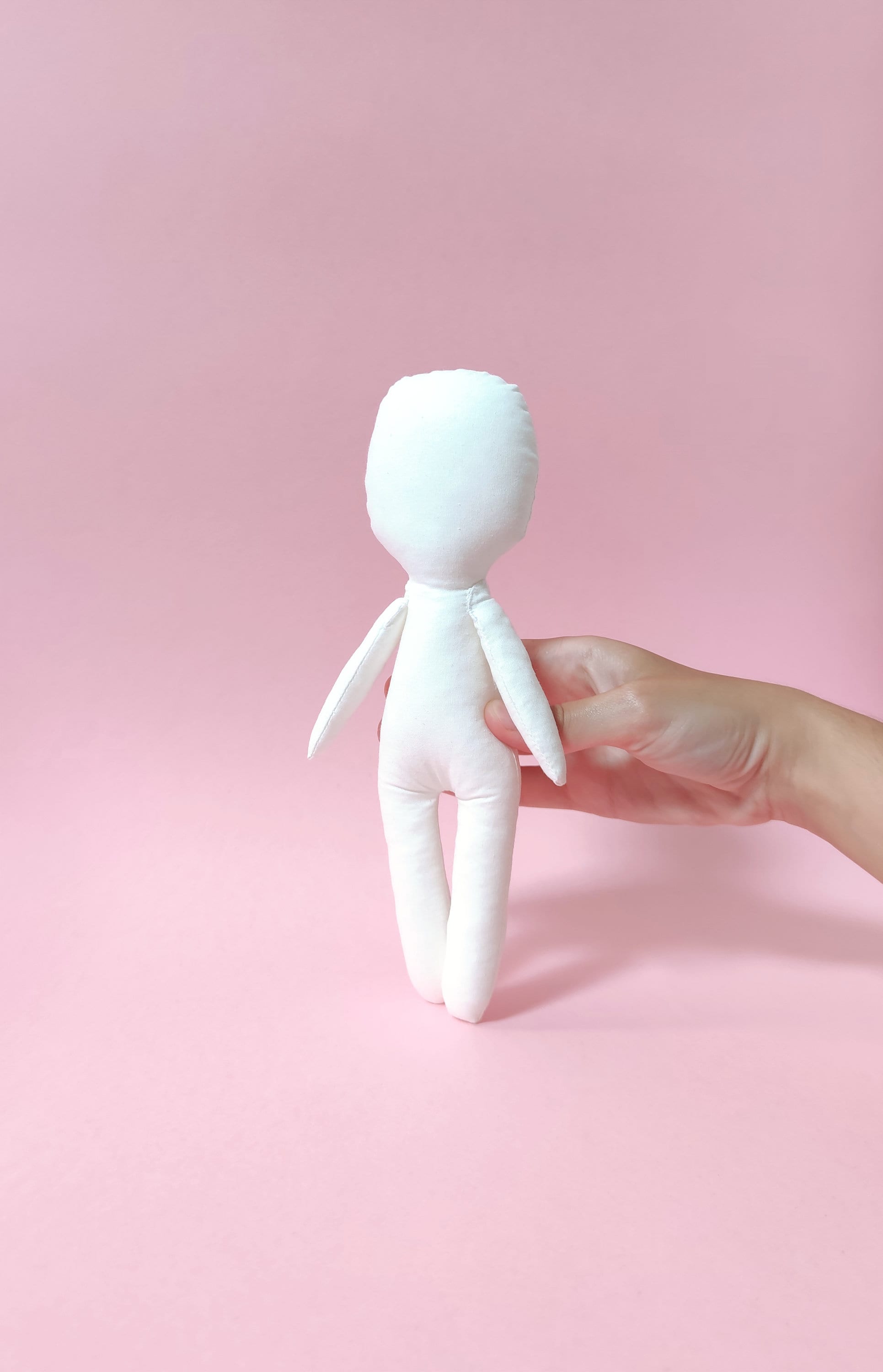 10-inch Rag Doll Sewing Pattern, Blank Doll Body Sewing Tutorial, 25 Cm ...
