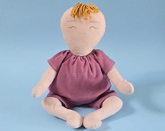 Baby Doll Sewing Pattern, Newborn Mannequin, Simple Baby Doll Sewing Tutorial, DIY Baby Doll, Sewing Supplies, Fabric Doll Pattern