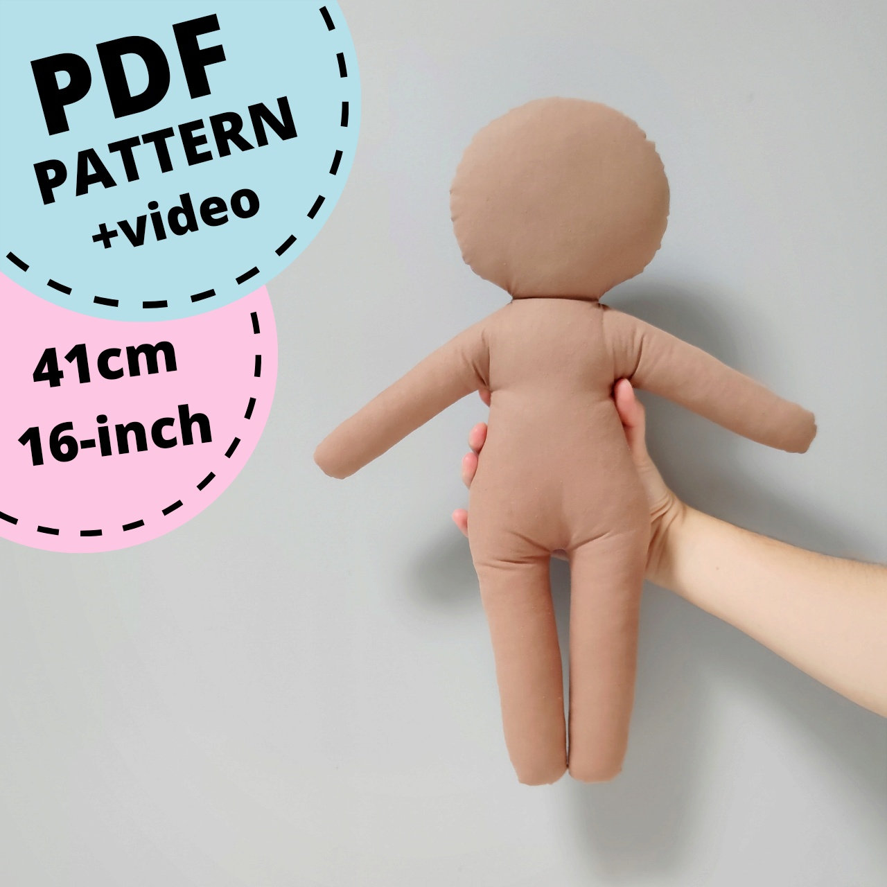 How To Make A Cloth Doll Body (Free PDF Pattern)