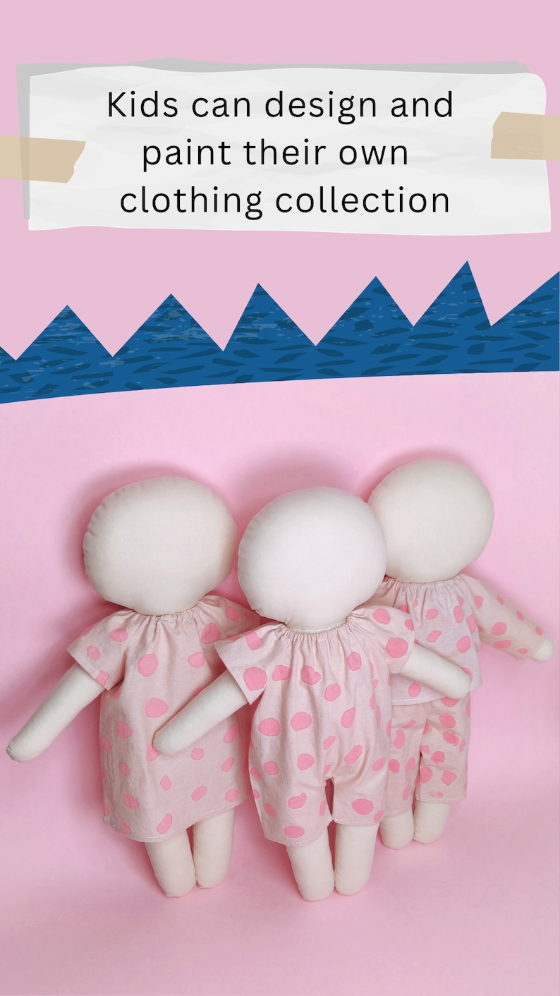 kids can design and paint their own clothing collection