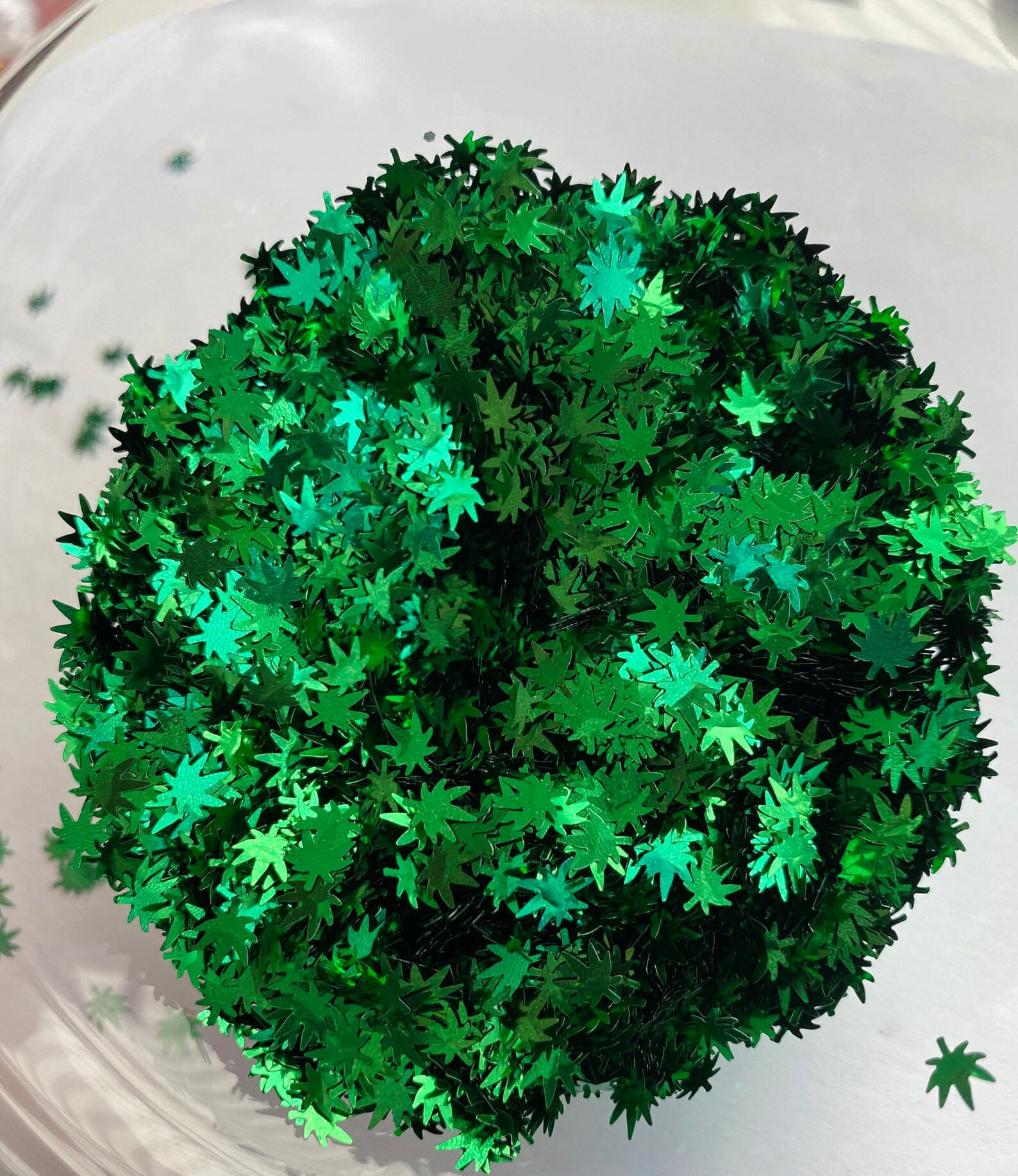 Marijuana Pot Weed Green Holographic Poly Glitter Mix For Etsy