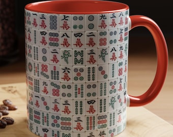 Tazza Mahjong Tazza per amanti Mahjong Tazza regalo Mahjong, regalo per nonno Nonna Giocatore Mah Jongg Regali di compleanno MahJongg Accessori Mah Jong