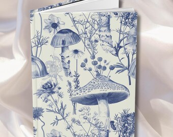 Mushroom Notebook, Cottagecore Journal, Fungi lover gift, Forest journal, botanical notebook, Witchy dark academia, nature lover gifts