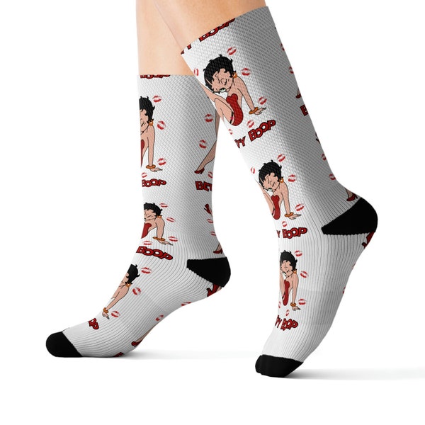 Betty Boop Socks, Betty Boop Gifts, Gift for Mom, Mothers Day Gift, Cute Vintage Y2K Socks, funny cool Novelty socks