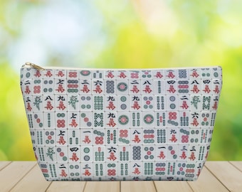 Mahjong Tile Bag Mahjongg Pouch Gifts for Mom Women Mahj Gift Chinese Board Game Mah jongg Tiles Birthday Mahjong lover Mah jong accessories