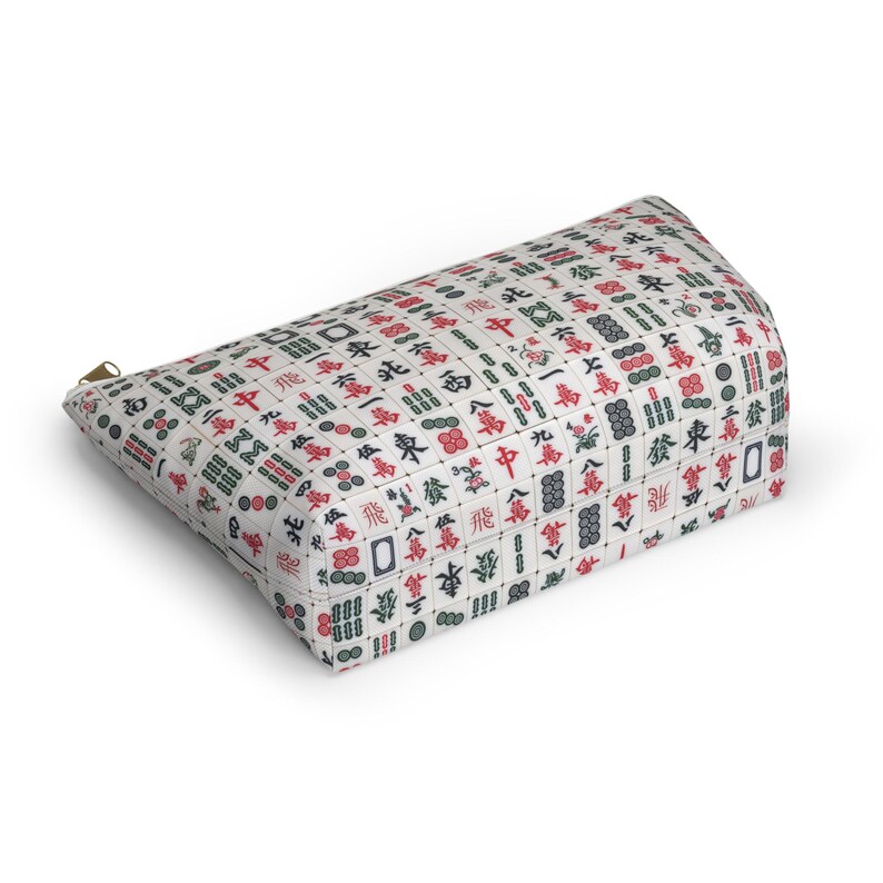 Mahjong Tile Bag Mahjongg Pouch Gifts for Mom Women Mahj Gift Chinese Board Game Mah jongg Tiles Birthday Mahjong lover Mah jong accessories image 6