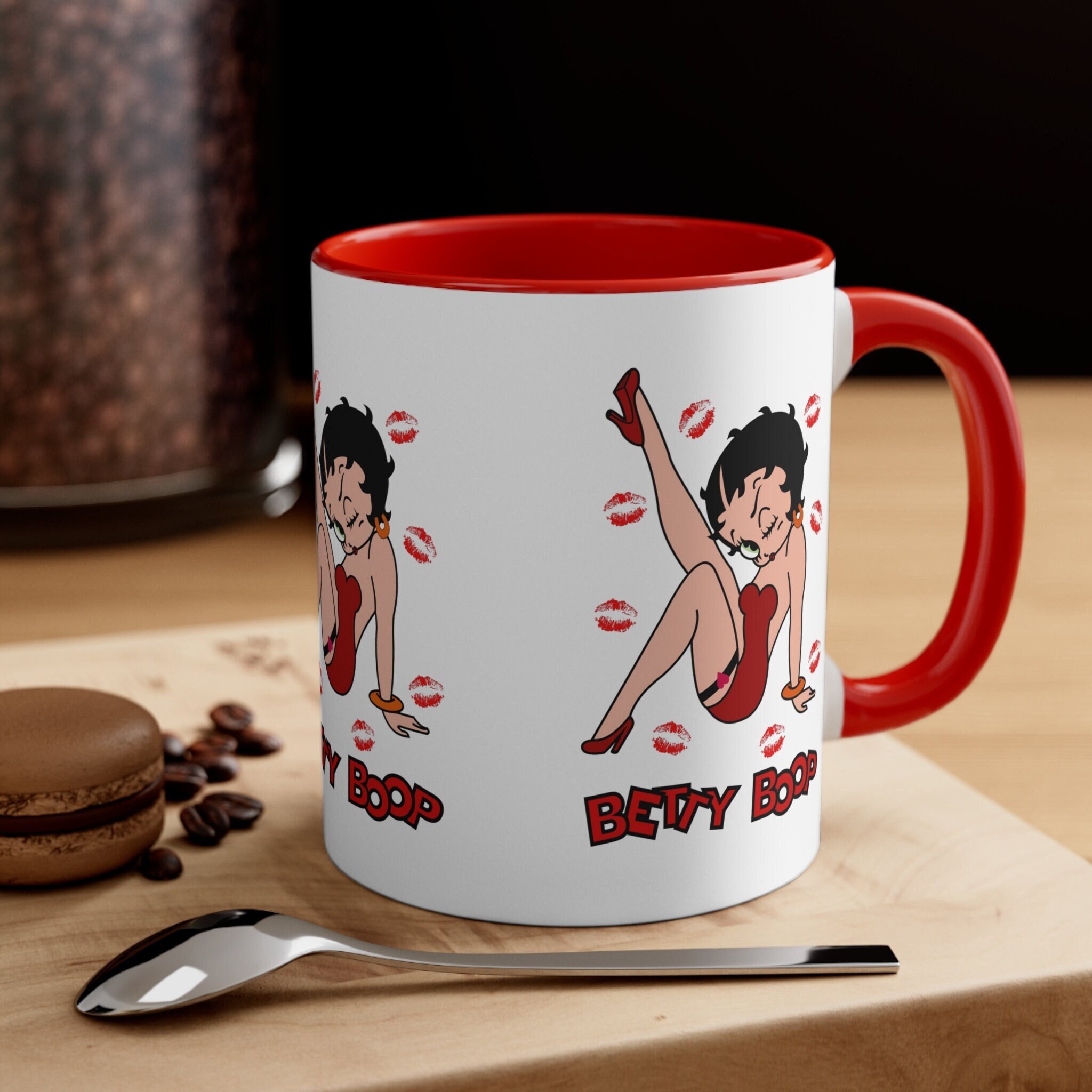 Betty Boop Becher, Betty Boop Geschenk, Vintage Becher, Retro Betty Boop Becher, Sammelbecher, Betty Fan Geschenke, klassische Tasse