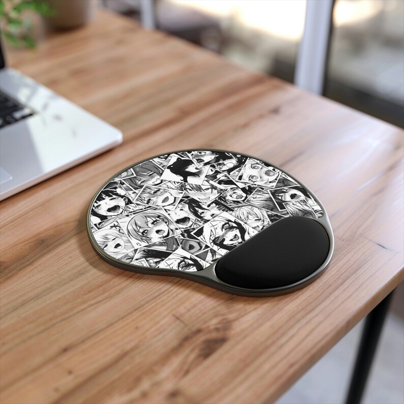 Anime Mouse Pad With Wrist Rest, Cute Mousepad, Anime Gifts, Office