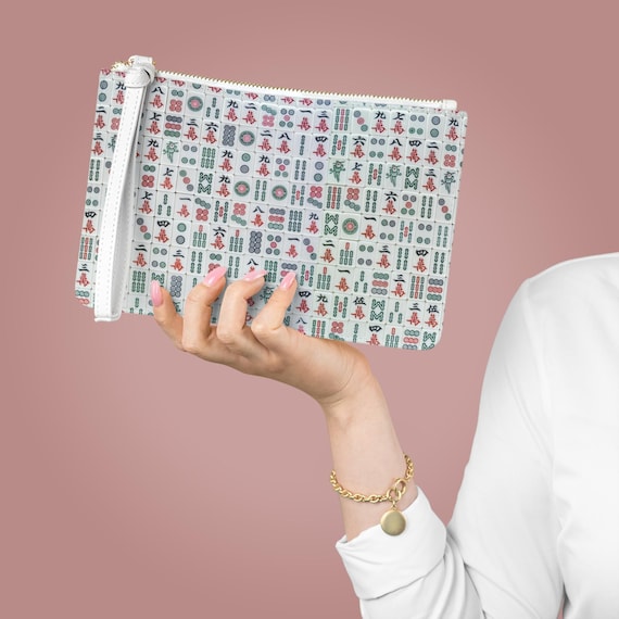Mahjong Card Holder, Mah Jongg Gift, Hostess Gifts, Mahjongg lover, Carrying Pouch, Accessories Case, Card Sleeve mah jong gifts