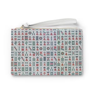 Mahjong Card Holder, Mah Jongg Gift, Hostess Gifts, Mahjongg lover, Carrying Pouch, Accessories Case, Card Sleeve mah jong gifts image 2
