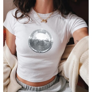 BABYL MIRROR BALL TEE Lサイズ Mirrorball Baby Tee – Immunity Prints