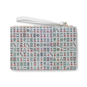 Mahjong Card Holder, Mah Jongg Gift, Hostess Gifts, Mahjongg lover, Carrying Pouch, Accessories Case, Card Sleeve mah jong gifts image 3