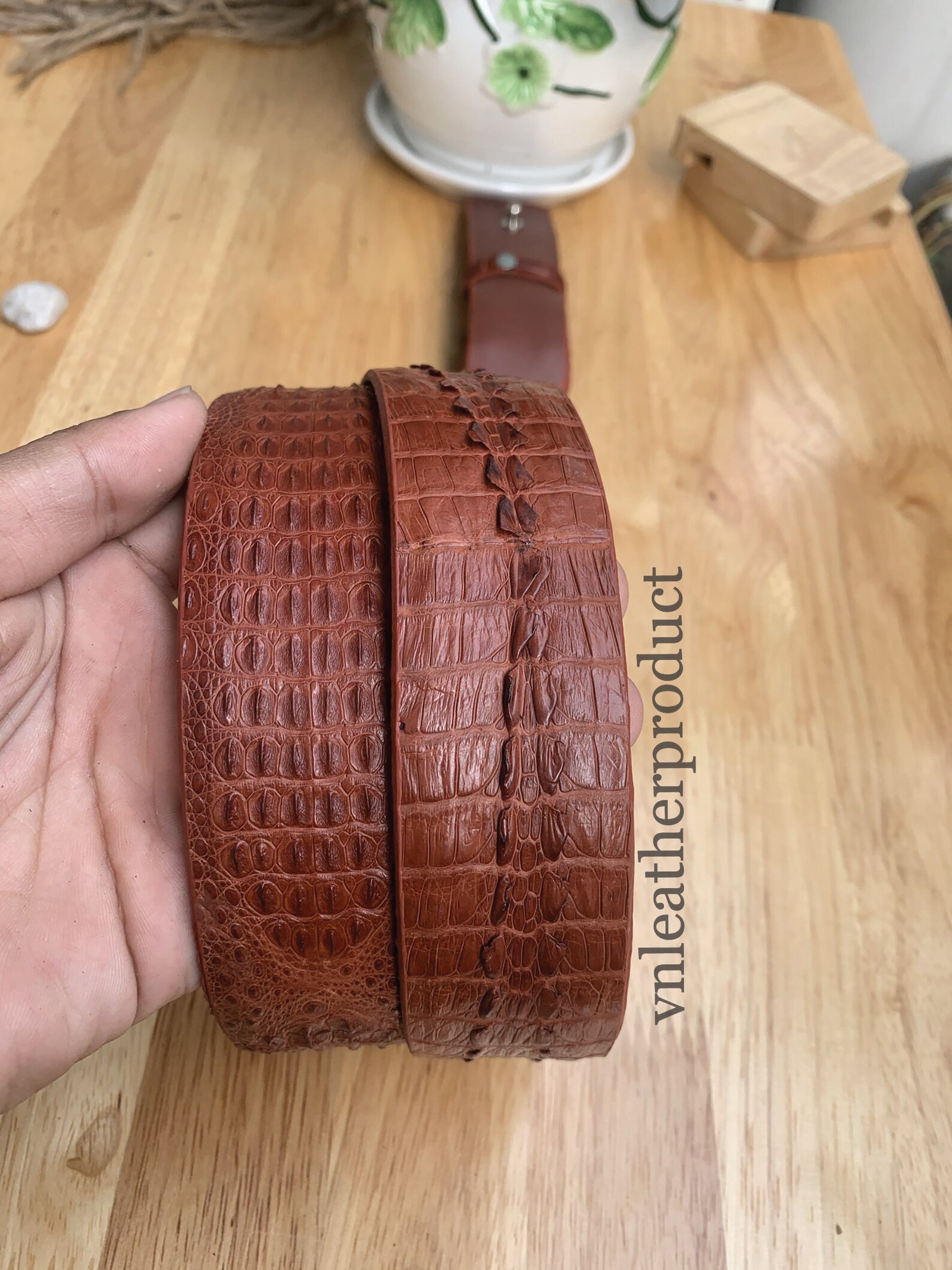 Premium Genuine Alligator/crocodile beltHandmade leather | Etsy