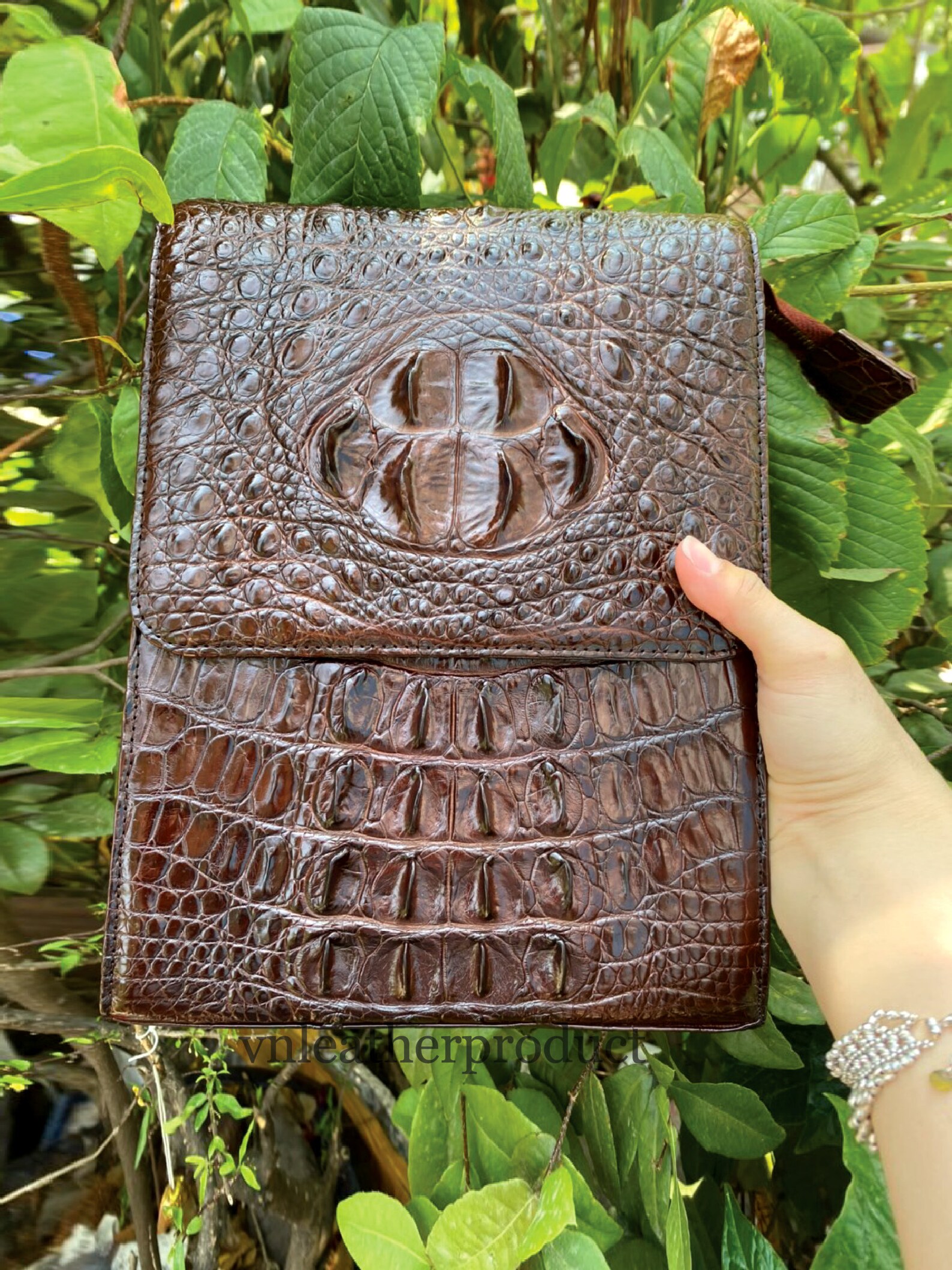 Crossbody men Crocodile leather bag Alligator handbag for Etsy