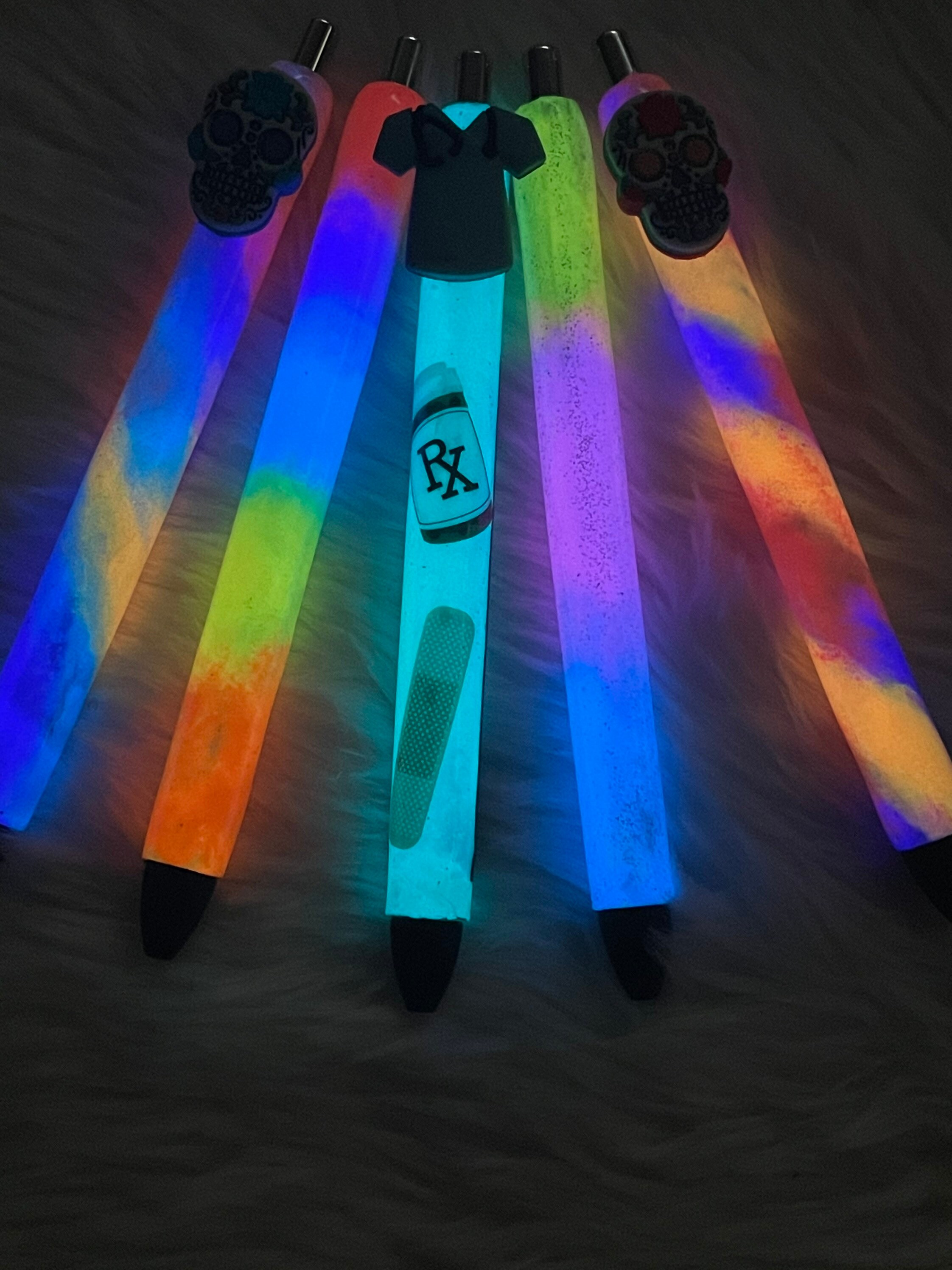 Glow in the Dark Gel Pens | Etsy Glow In The Dark Gel Pens