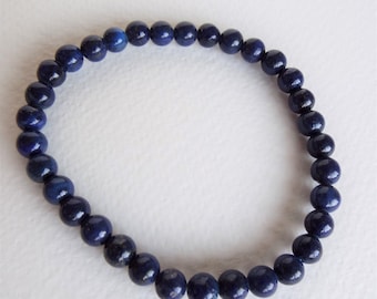 Crystal bracelet for women lapis lazuli stretch