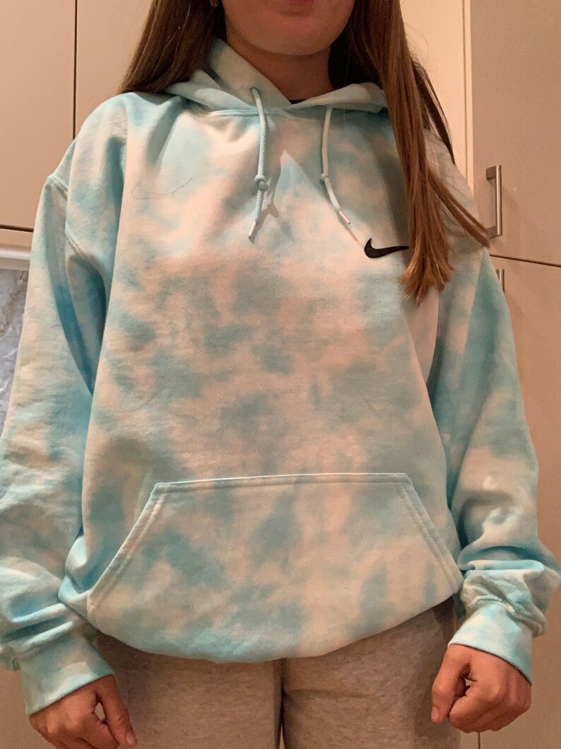nike tie dye hoodie black