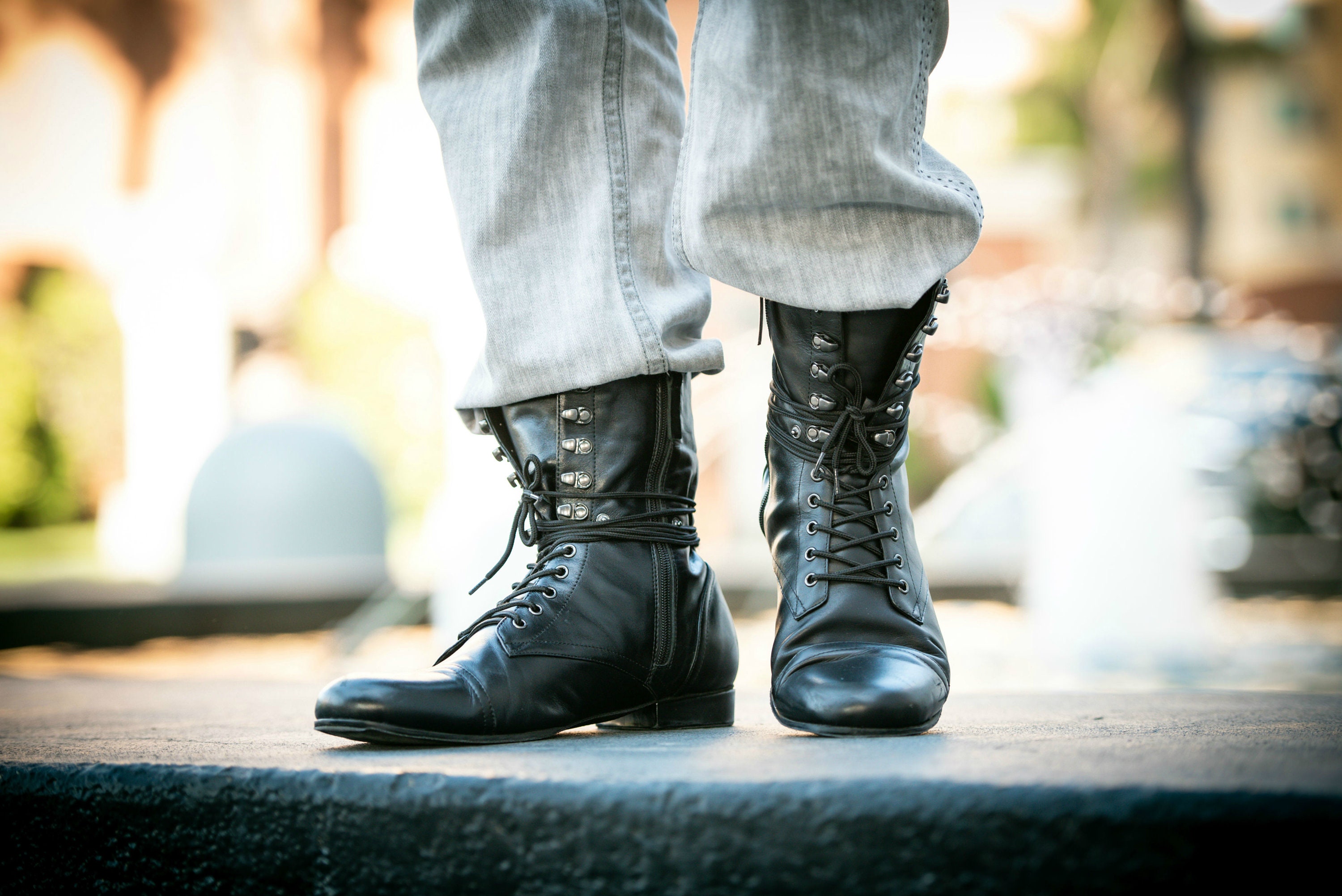 Hip hop dance combat boots shop