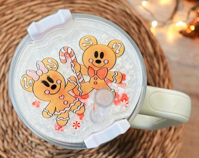 Disney Mickey Gingerbread Stanley Shaker Topper