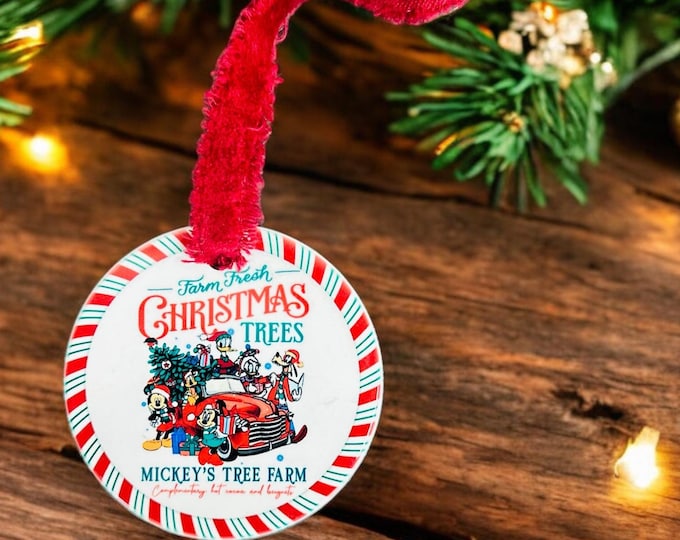 Disney Christmas Mickeys Tree Farm Ornament
