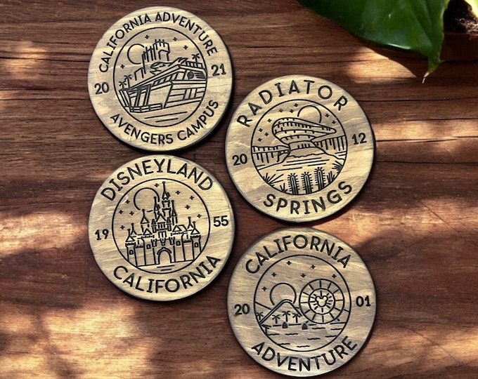 Disneyland Coaster Set, Disney Home Decor