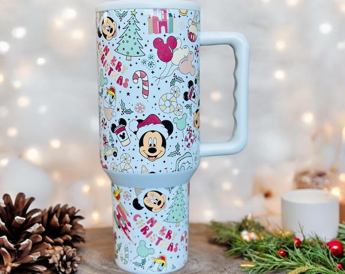 Disney Mickey Christmas Simple Modern Style Tumbler