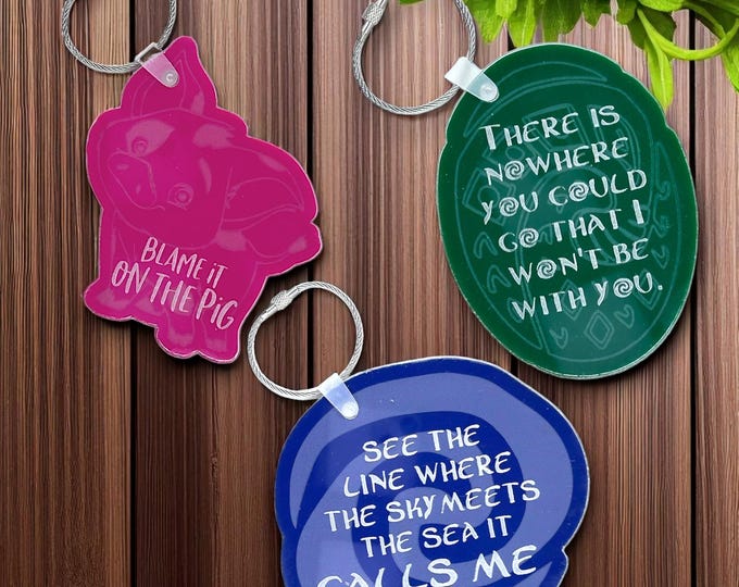 Disney Moana Themed Bag Tag