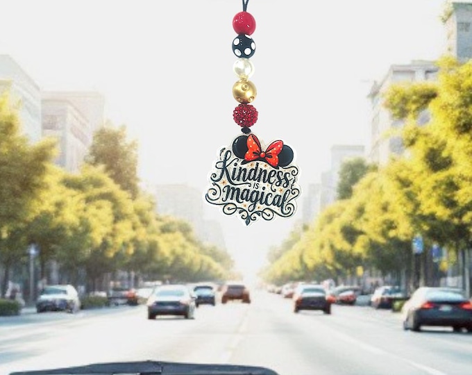 Disney Mickey Minnie Kindness Car Charm